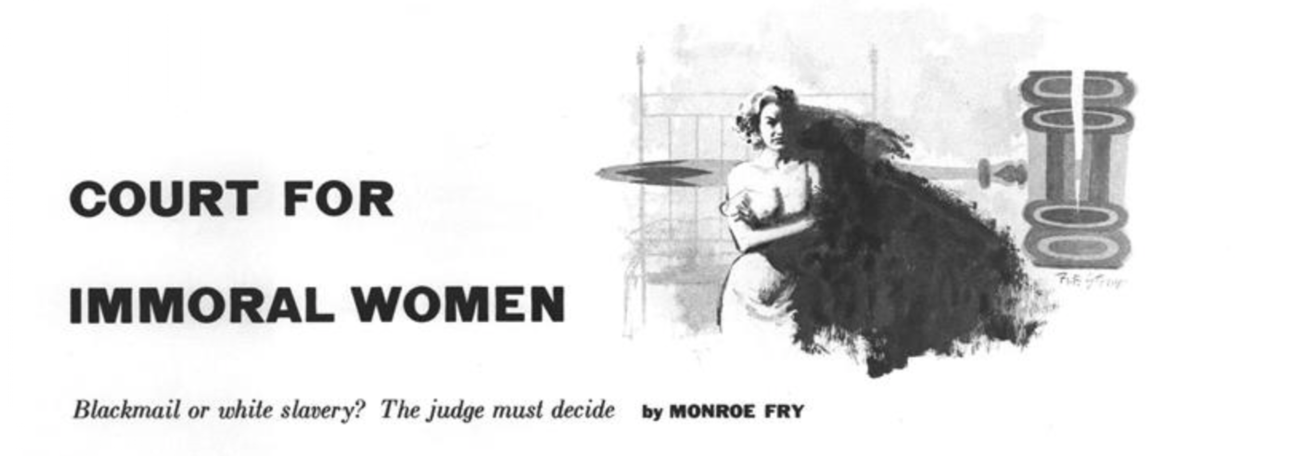 Court For Immoral Women Esquire March