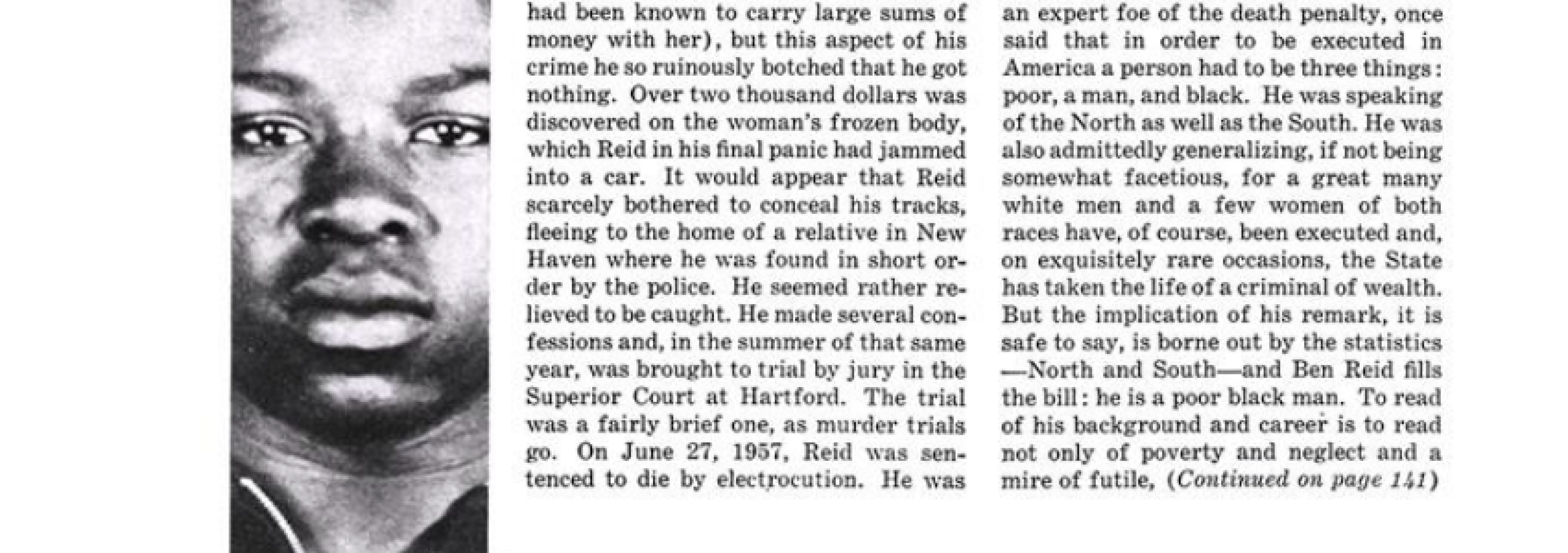 The Death-in-Life of Benjamin Reid | Esquire | FEBRUARY, 1962