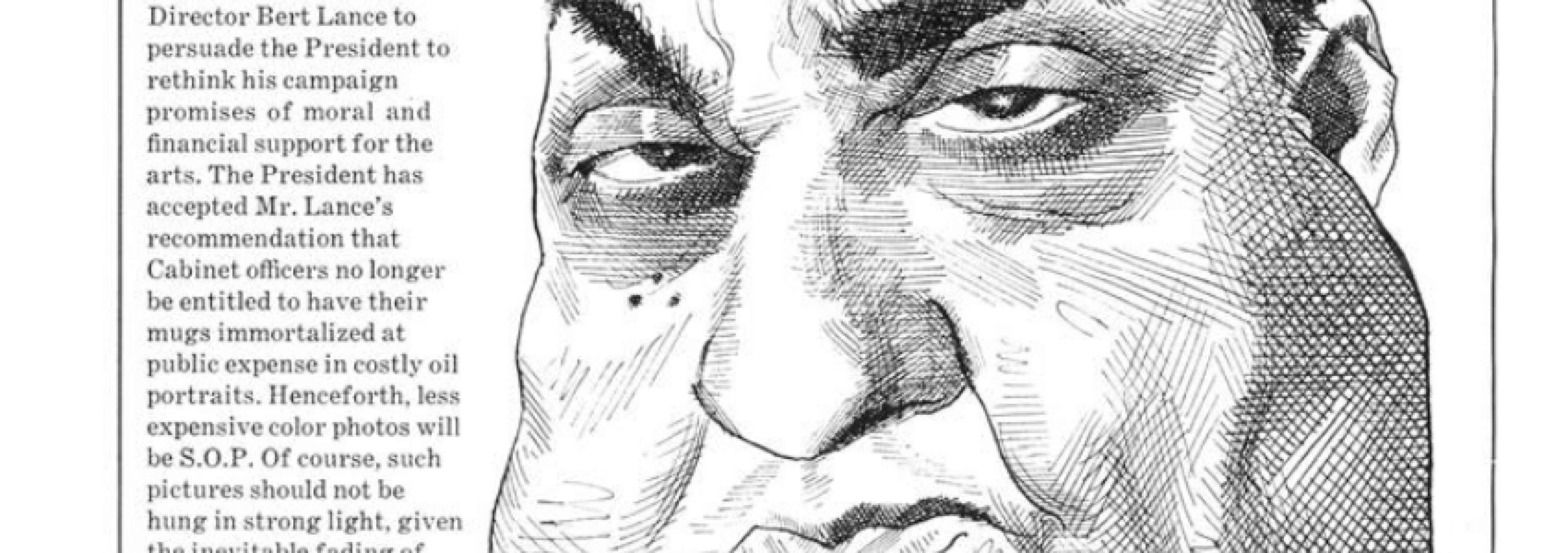 David Levine's Vanity Fair Esquire AUGUST 1977