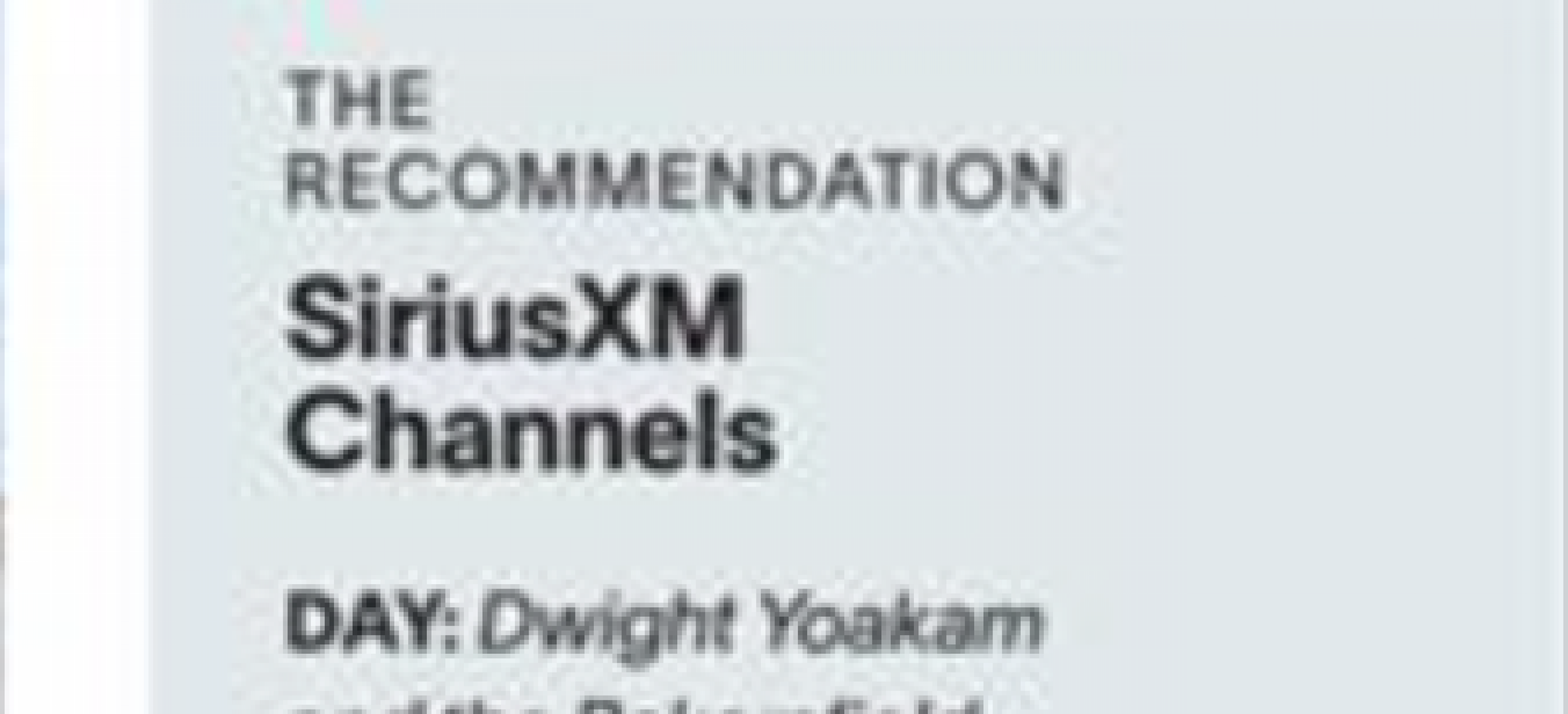Channels On Siriusxm - 3r3hhof